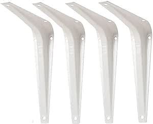 seleq l shaped white metal bracket|l-shaped angle brackets.